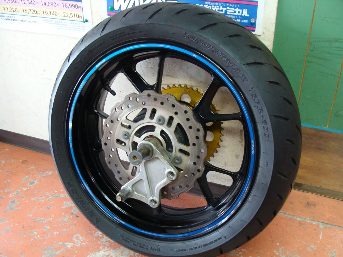 GPZ900R ニンジャ用 ダエグ流用ワイドホイールキット ZRX1200 DAEG