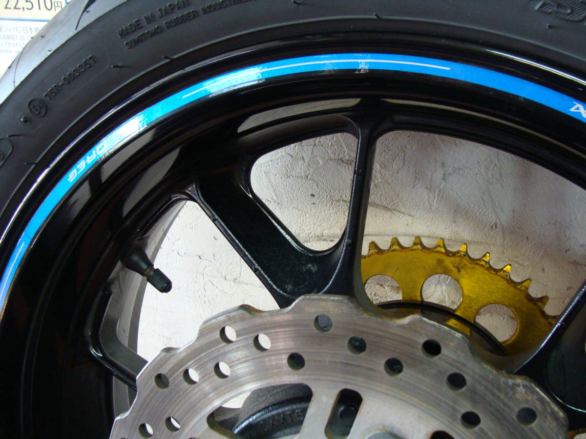 GPZ900R ニンジャ用 ダエグ流用ワイドホイールキット ZRX1200 DAEG