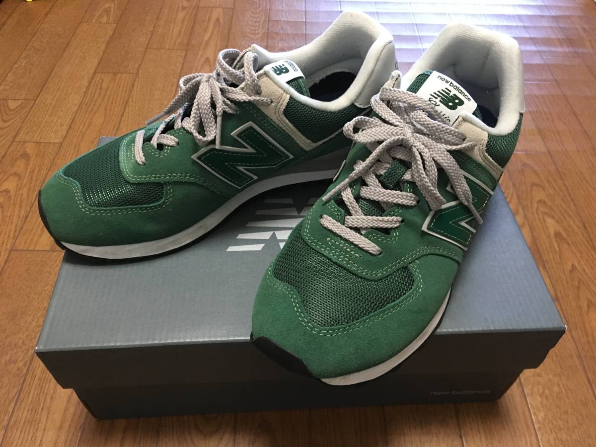 送料無料，100%新品 有 ニューバランス正規品 NEW BALANCE ML574 EGR ローカットスニーカー フォレストグリーン 27cm/US9(27.0cm)｜売買されたオークション情報、yahooの商品情報をアーカイブ公開 - オークファン 27.0cm