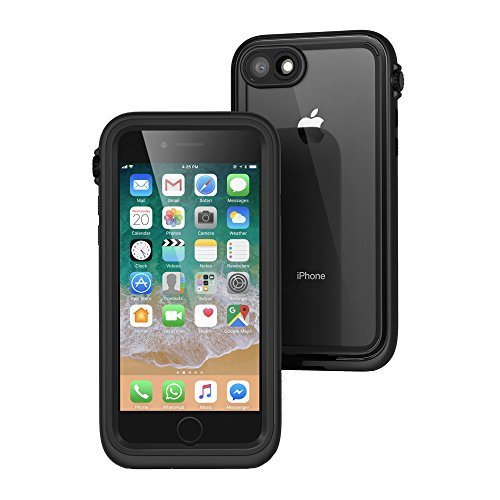 色ブラック catalyst iPhone8 / iPhone7 ケース [ 完全防水 Qi 対応 IP68 耐衝撃 ] ブラック