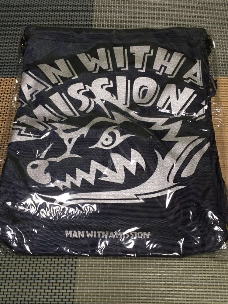 ●MAN WITH A MISSION マンウィズ・ナップザック ネイビー●