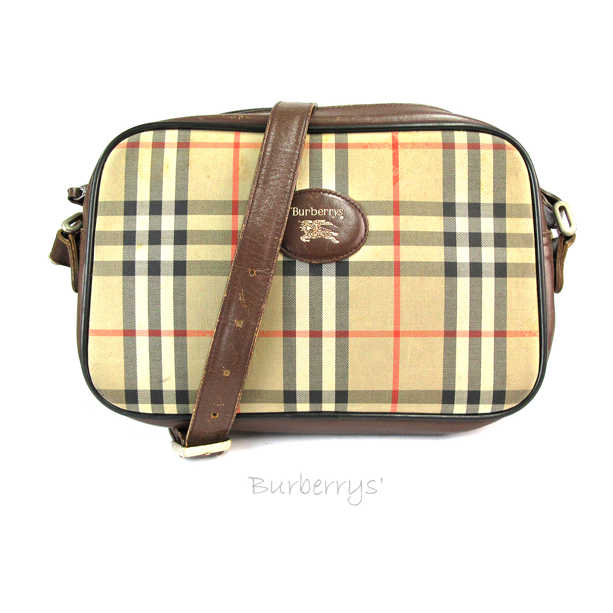 Burberrys バーバリーズ ノバチェック ショルダーバッグ ヴィンテージ Burberrys' ショルダーバッグ ノバチェック柄 ヴィンテージ オールド