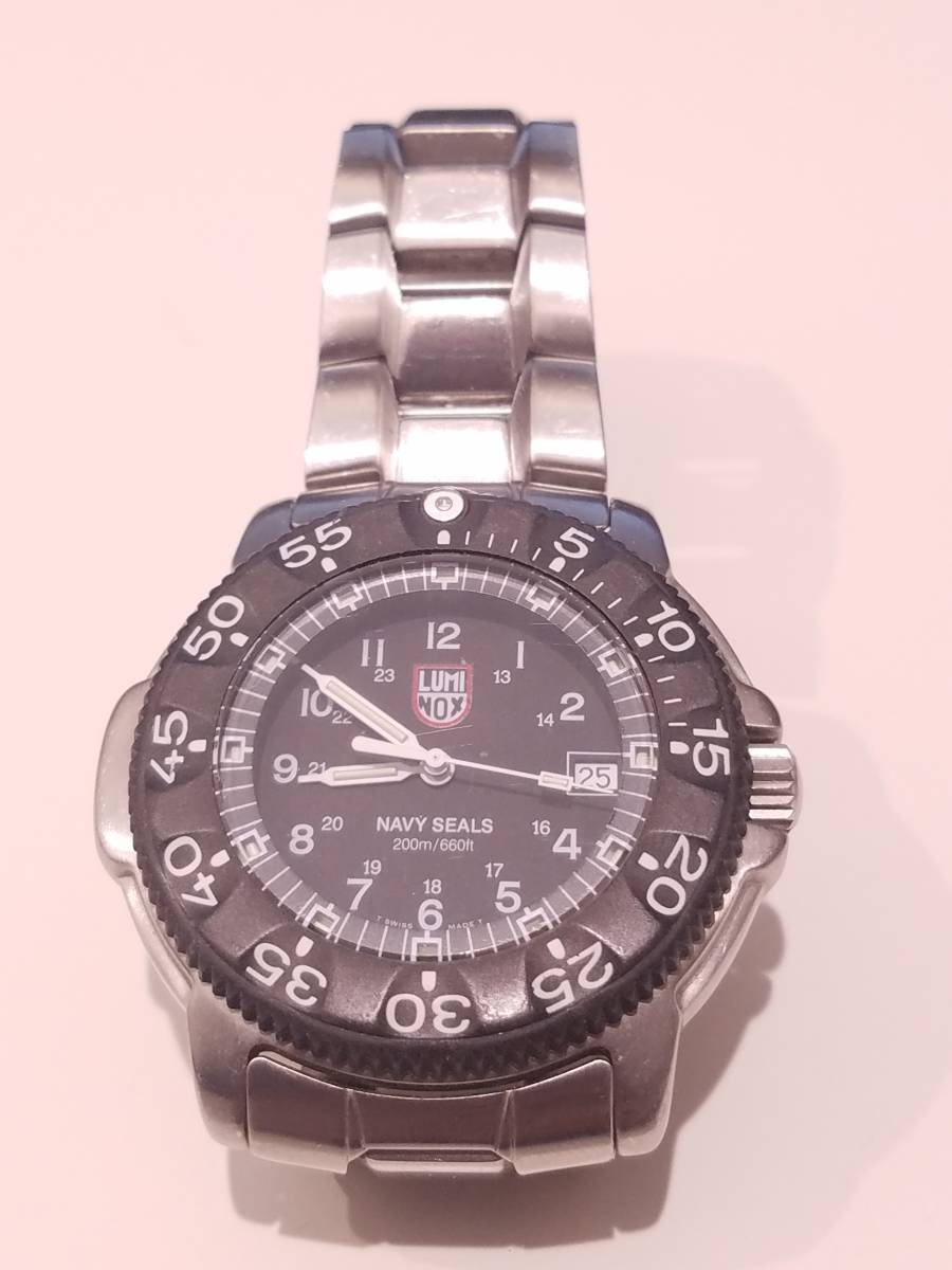 LUMINOX NAVY SEALS 3100シリーズ ルミノックス 電池無 クォーツ☆9198