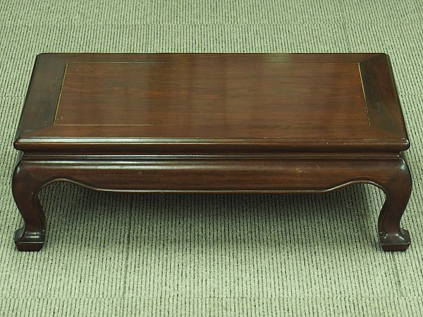 中国美術 古唐木 長方卓 花台 平卓 盆栽台 香炉台 飾台 古美術 骨董品 唐物 中国 清時代 唐木 紫檀製平卓 花台 【公式通販】