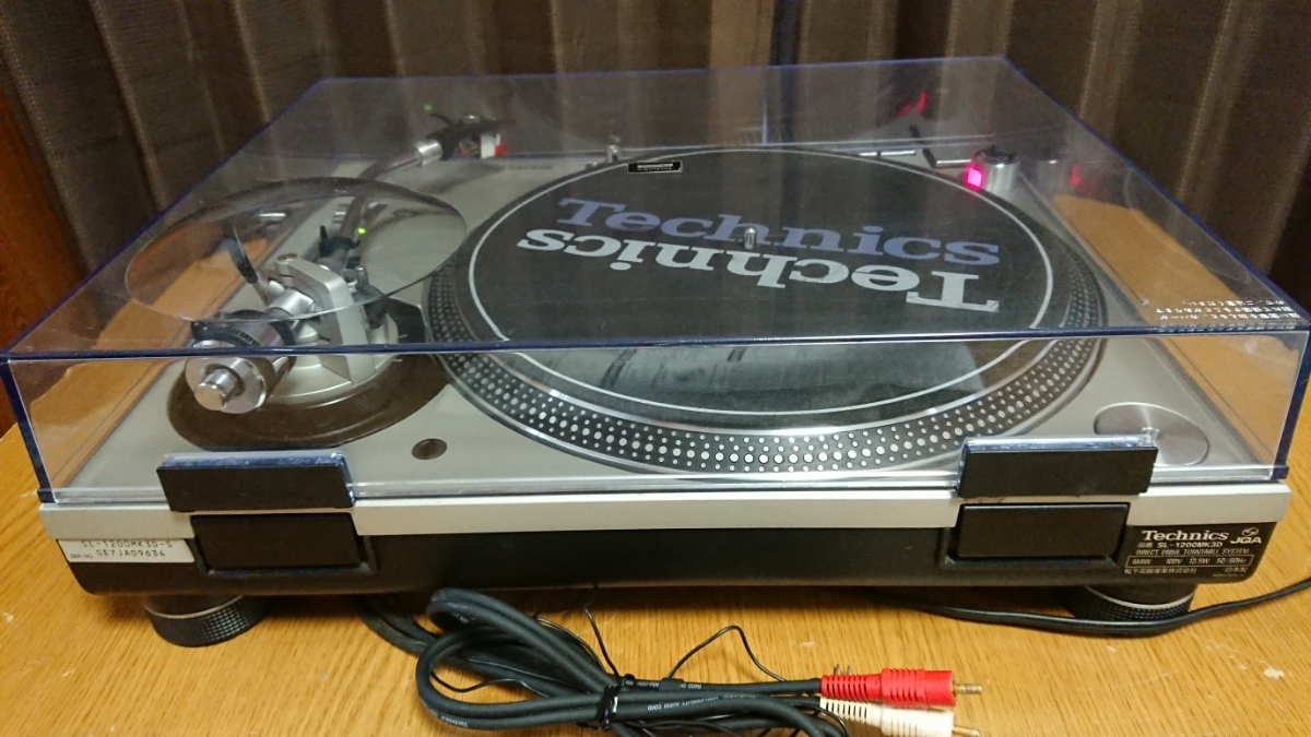 テクニクスTECHNICS DJ用DDプレーヤー SL-1200MK3 動作品取り扱い説明書カートリッジ ピッカリング150DJ付きです！_7