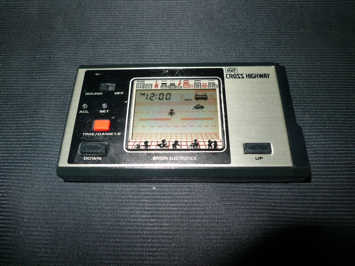 ☆ ゲームウォッチ クロスハイウェイ バンダイ バンダイ クロス