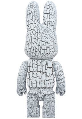 R@BBRICK カリモク 白樺風塗装 400% ラブリック BE@RBRICK ベアブリック メディコム トイ プラス MEDICOM TOY PLUS 新品未開封品 限定