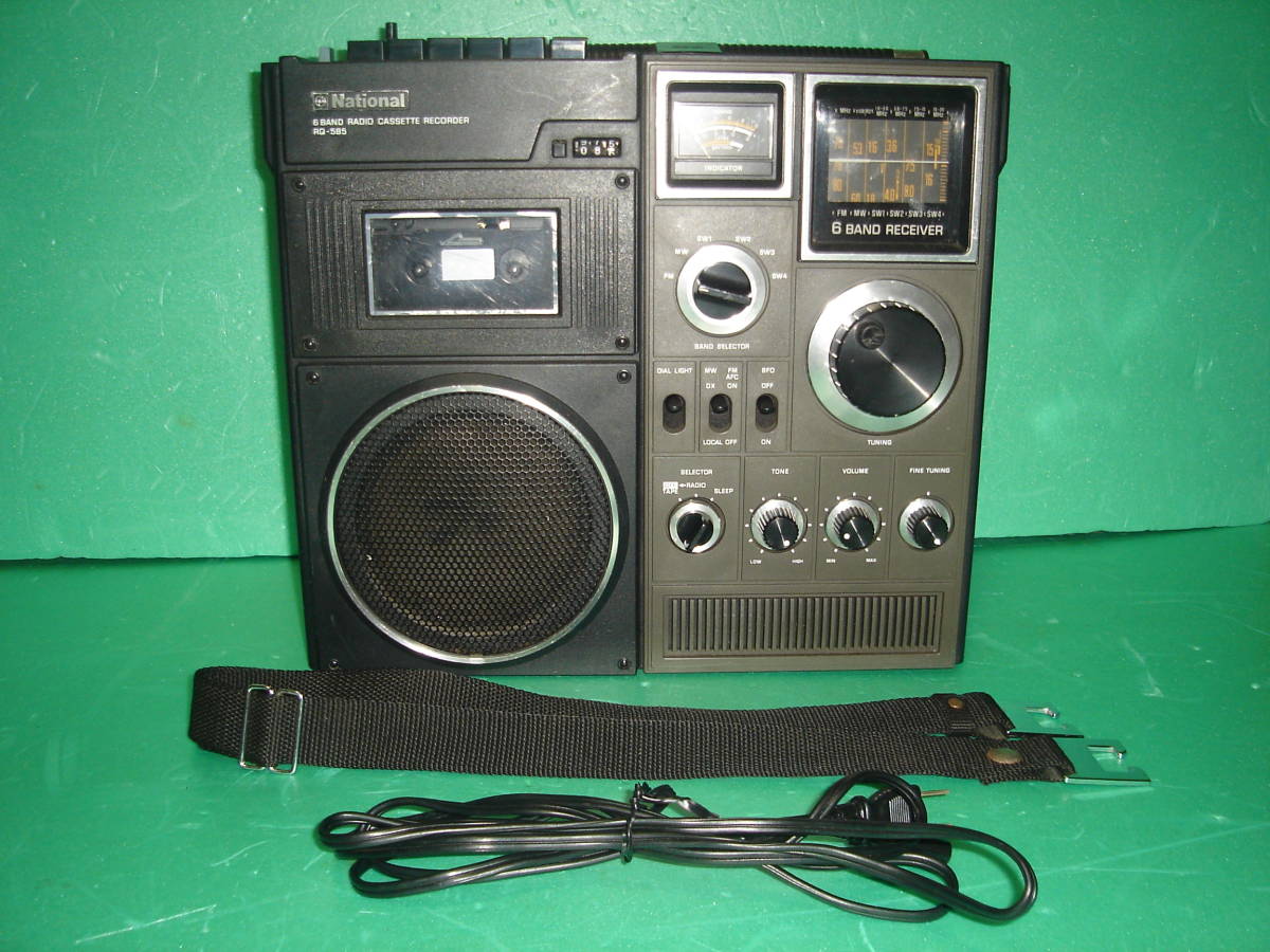 松下 ナショナル RQ-585 短波ラジオ カセット BCLラジオ - Yahoo 