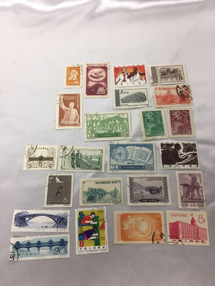 8259☆Lot.198☆No.21☆中国人民郵政☆使用済み☆バラ☆まとめ☆中国