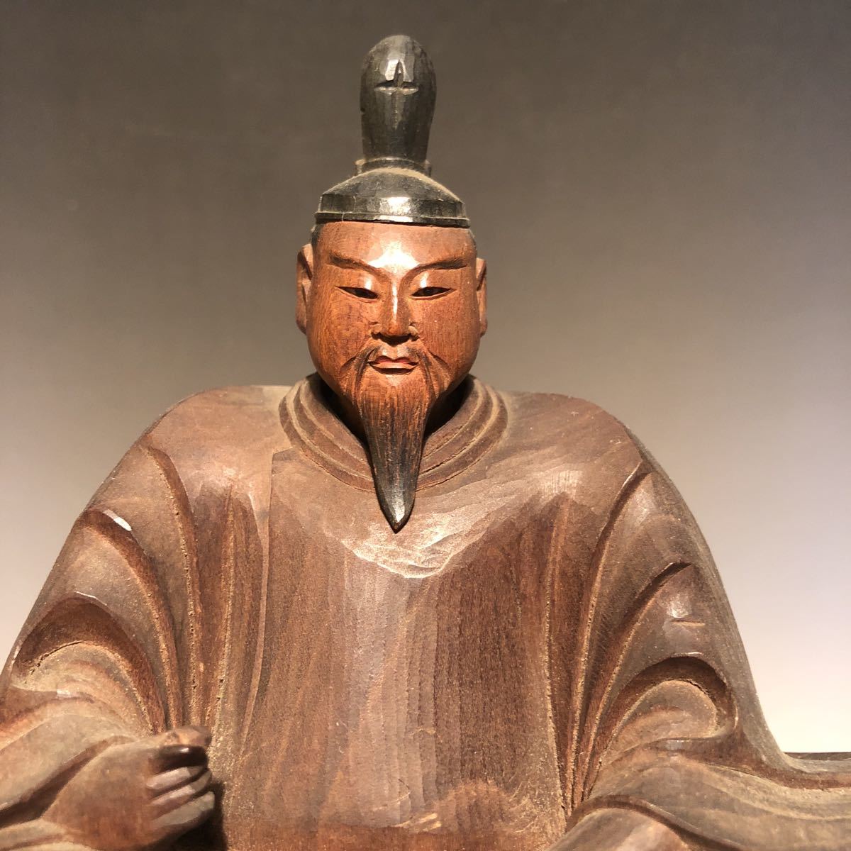 菅原道真公　木彫り　彩色　天神様　学問の神様　21 木彫菅原道真公 天神 神仏 2026年最新Yahoo!オークション -菅原道真