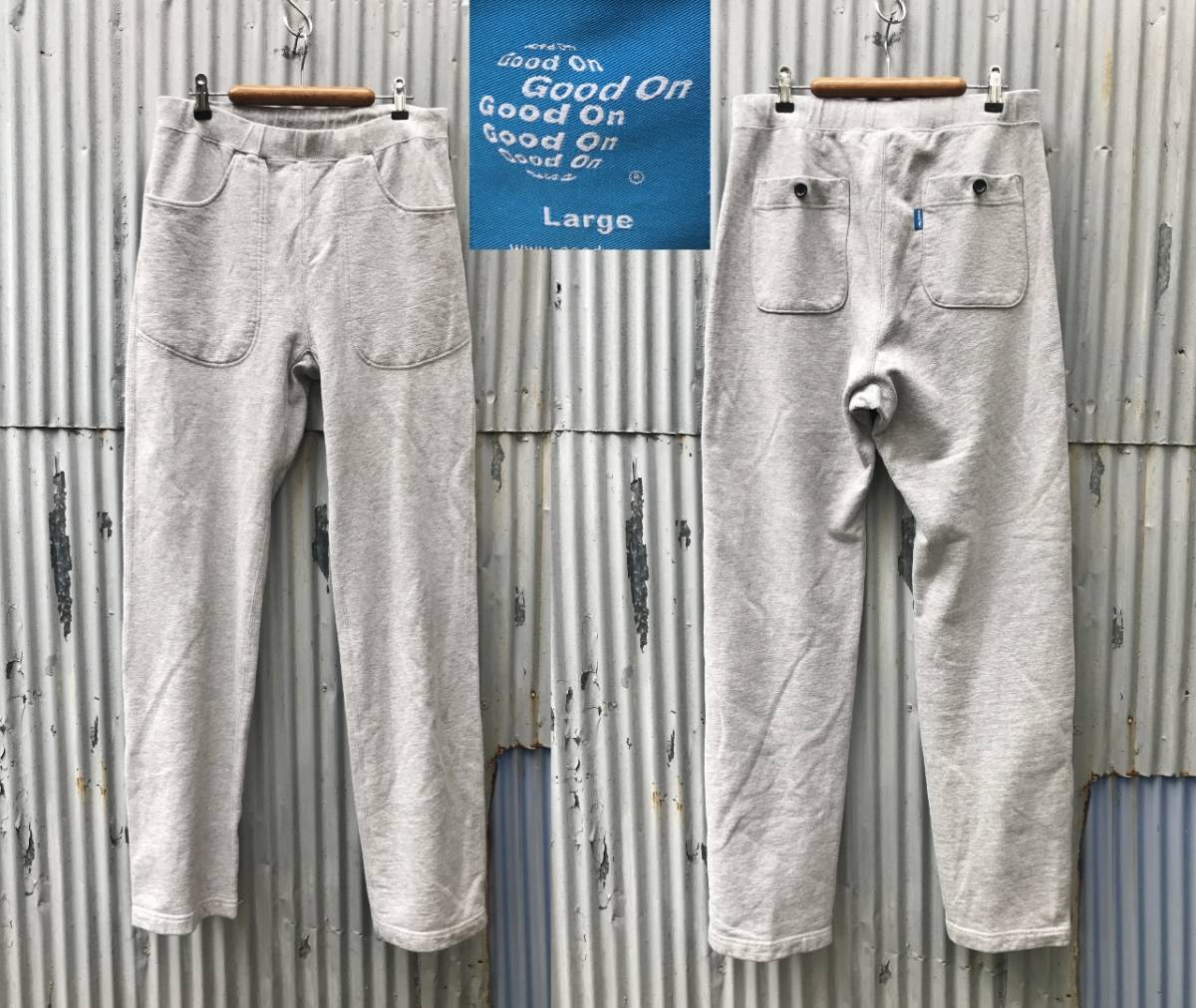 低価，安い Good On グッドオン ヘビーウエイト スウェット パンツ size L USA製(Lサイズ)｜売買されたオークション情報、yahooの商品情報をアーカイブ公開 - オークファン Lサイズ