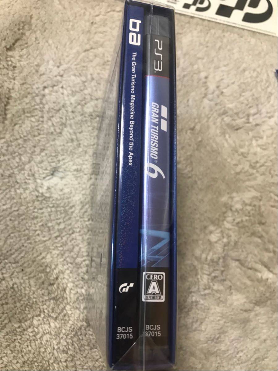 新品同様 極上美品 PS3 グランツーリスモ6 リミテッドエディション 特典 クリアファイル ステッカー付き プレイステーション GT