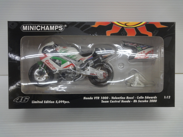 MINICHAMPS/ミニチャンプス Honda VTR 1000 Valentino Rossi C.Edwards