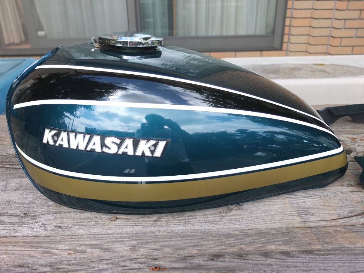 Z1 Z2 青玉タンク＆テールカウルセット 中古 Z1Z2 Z900 Z750RS KZ900