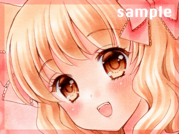 ◇◇手描きイラスト◇◇オリジナル・狐耳の女の子*ベビードール＋