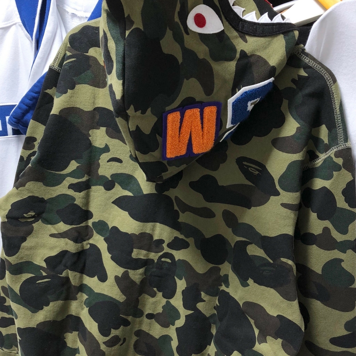 A BATHING APE BAPE シャークパーカー 迷彩 Mサイズ正規品 【公式通販】