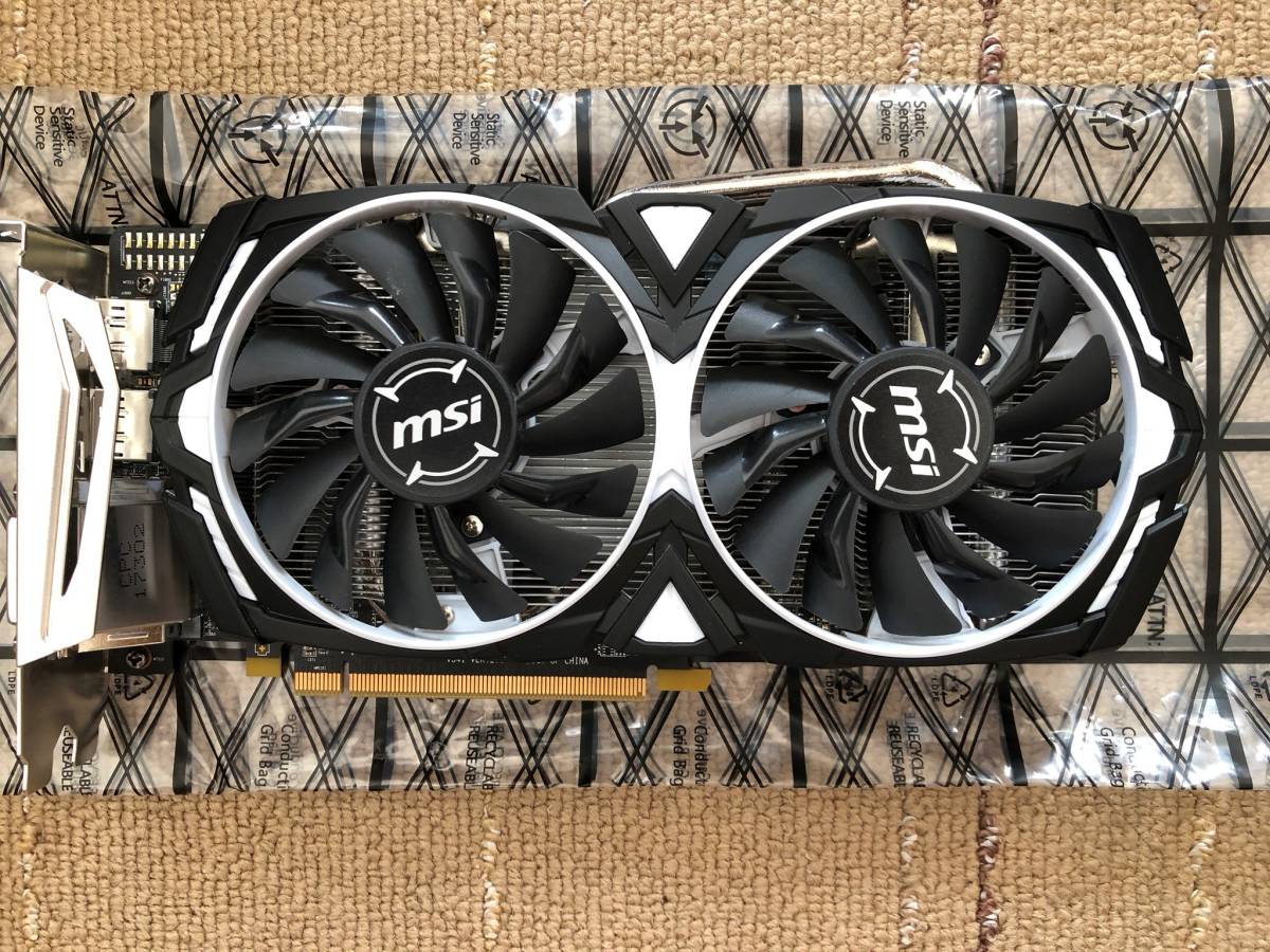 0 Radeon RX MSI - Armor ARMOR OC Card Msi Rx 4GB 4G GDDR5 Graphics 