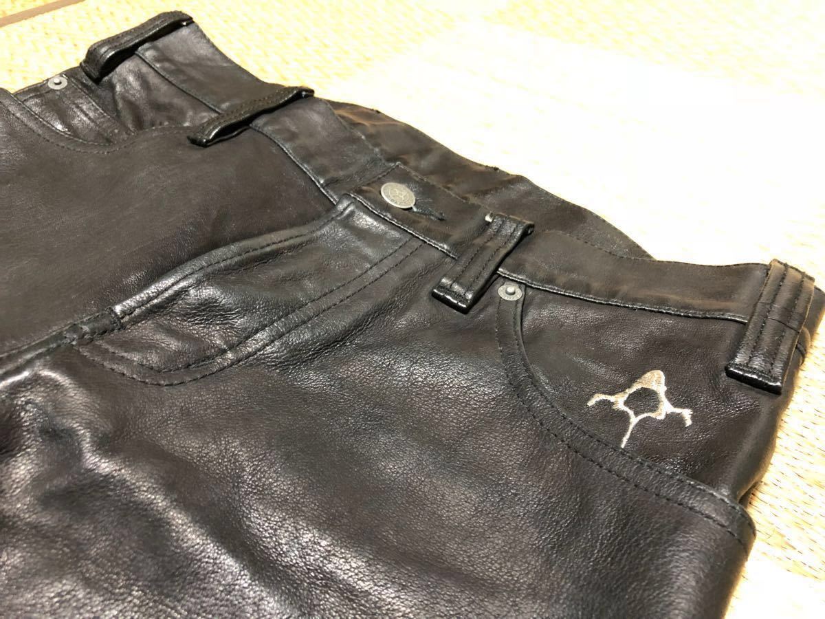 BACKBONE】 バックボーン レザーパンツ BLK 【公式通販】