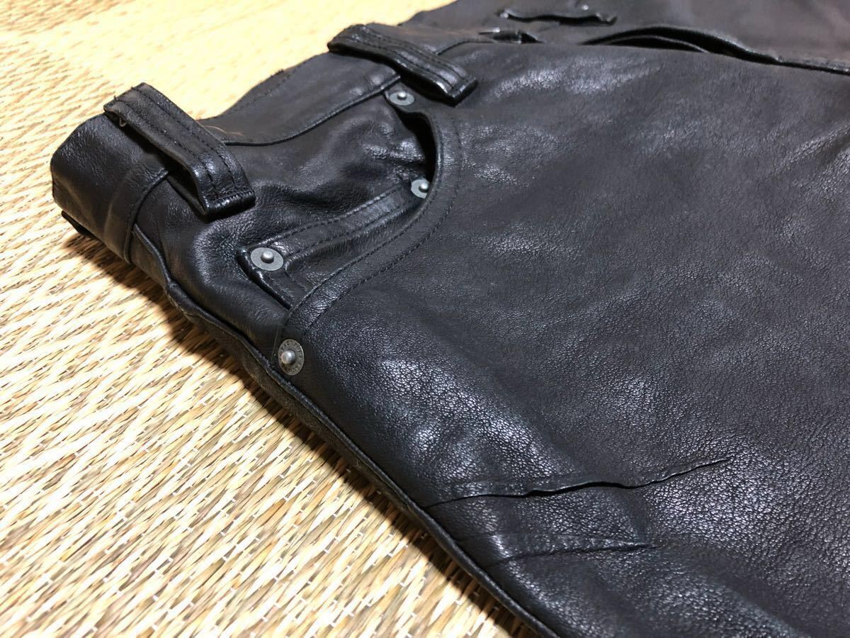 BACKBONE】 バックボーン レザーパンツ BLK 【公式通販】