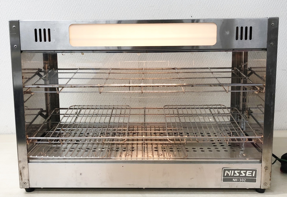ニッセイ ホットショーケース NH-302 オールステンレス 販売プロモーション 099 NISSEI ニッセイ ホットショーケース NH-302