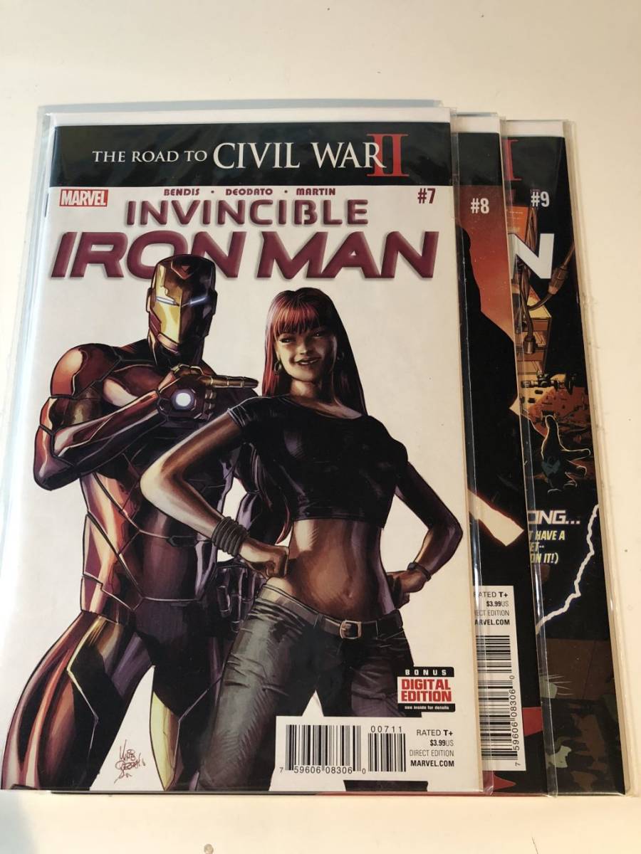 INVINCIBLE IRON MAN 007-009 3冊セット アメコミ原書 リーフ アイアンマンc(アメコミ、海外作品)｜売買された ...