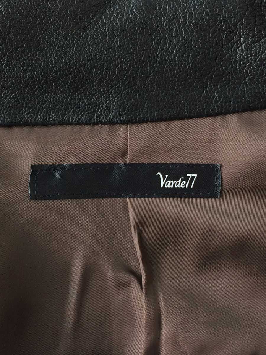 Varde77◆レザージャケット・ブルゾン/黒/ブラック/ Varde77（バルデ77） NANO : Varde77 希少 mambo