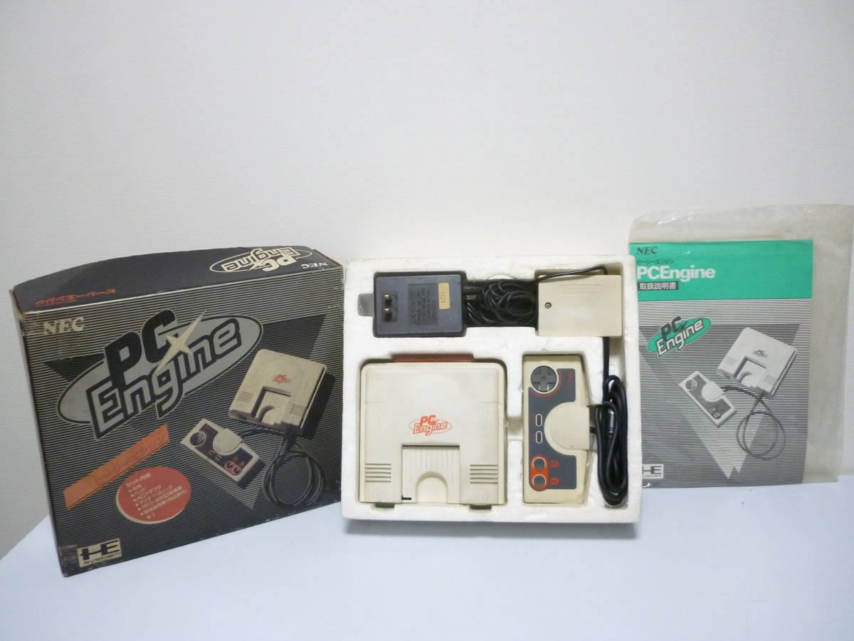 ■NEC　PCエンジン本体　コントローラ　元箱