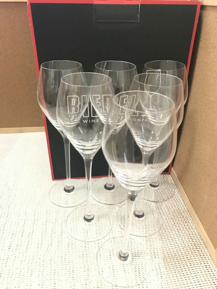 ☆新品☆ KRUG クリュッグ RIEDEL シャンパングラス 6脚セット 1円スタート リーデル クリュッグ シャンパングラス 6客 1セット 箱