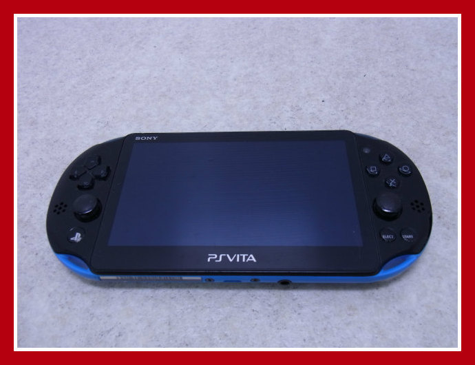 ヴィータ ジャンク PS Vita プレイステーションヴィータ 本体 アクアブルー PCH-2000