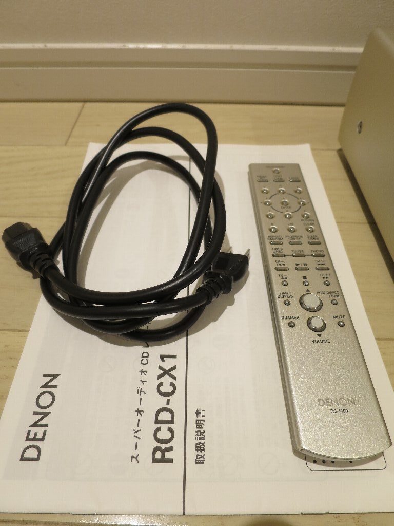 DENON RCD-CX1 SACD/CDプレーヤー内蔵アンプ（消耗品交換済）