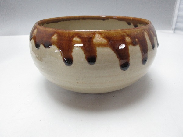 尾戸焼 宗晋作 文琳茶入 AC1184 共箱 茶道具 仕覆付 宗久