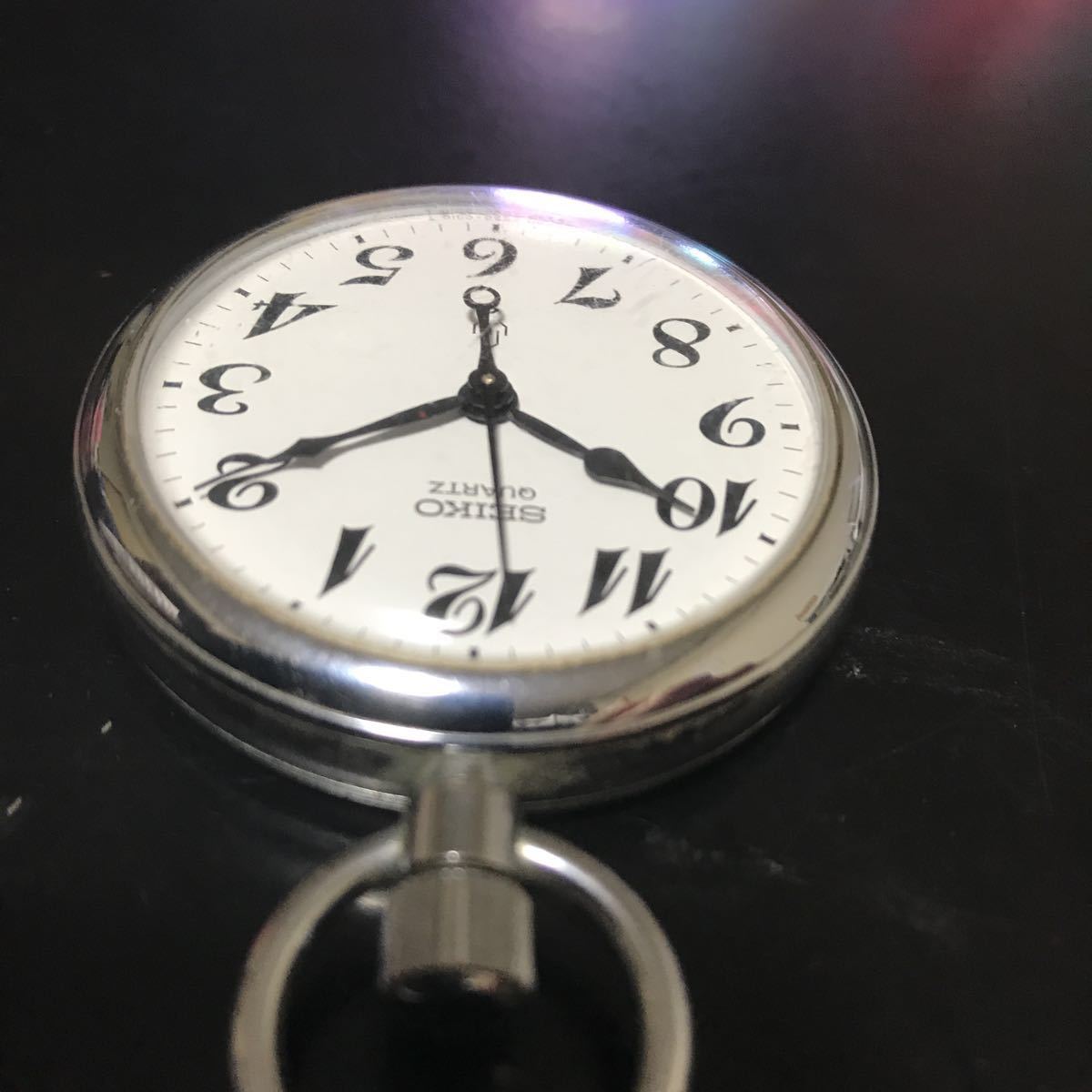 時計 懐中時計 SEIKO 7550-0010 クォーツ 【公式通販】