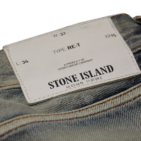 二子玉） STONE ISLAND ストーンアイランド USED加工 デニム パンツ