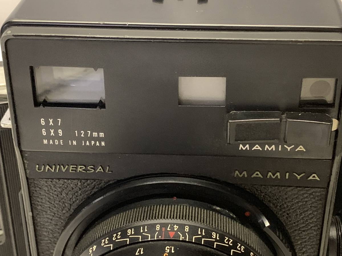 MAMIYA UNIVERSAL 6×7 127mm フィルムカメラ ジャンク扱い0657 [Exc+5