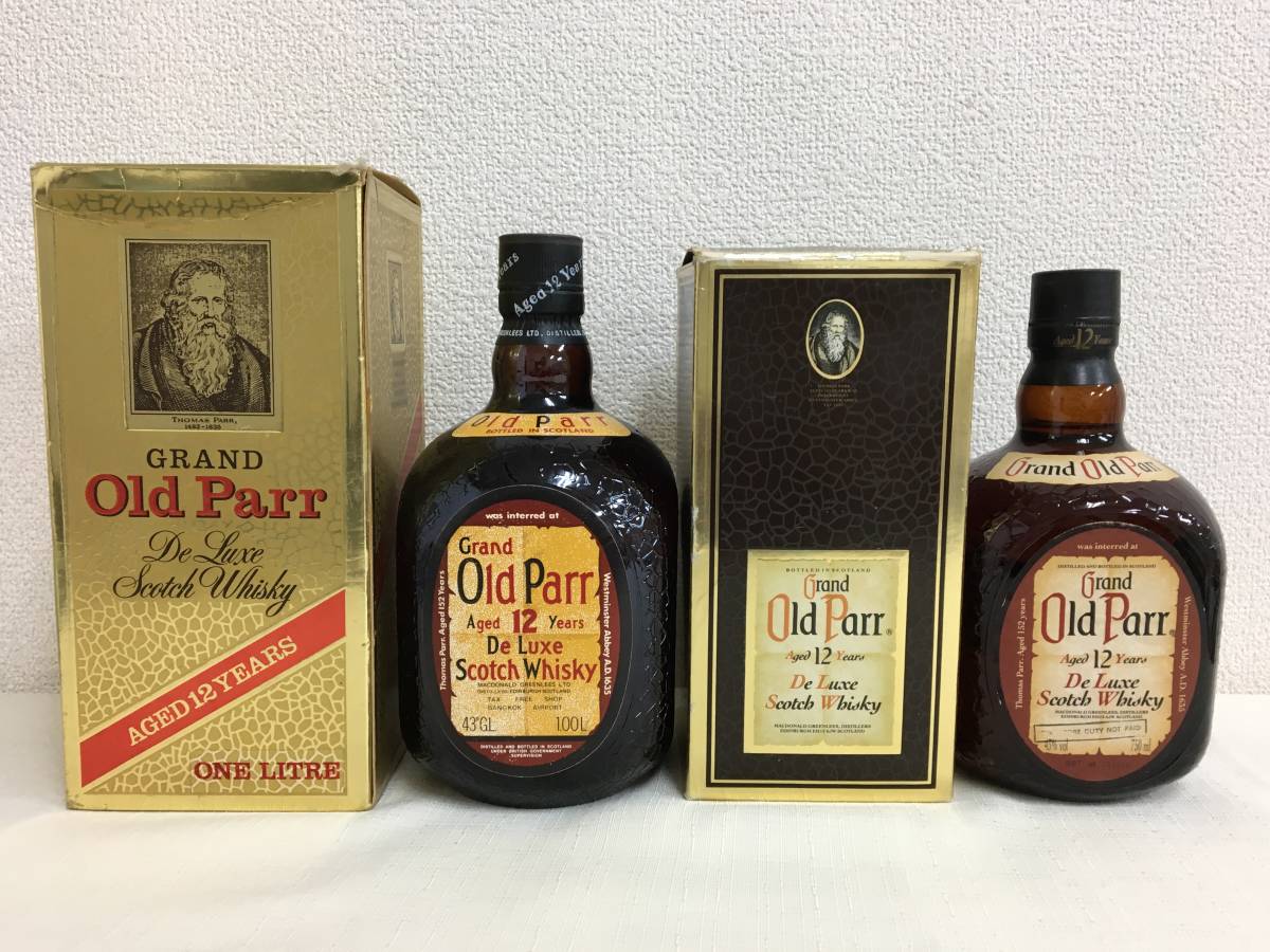 人気セール，100%新品 古酒 未開栓 Old Parr オールドパー 12年 1750ml 2本セット 箱入 ウイスキー スコッチ(スコッチ)｜売買されたオークション情報、yahooの商品情報をアーカイブ公開 - オークファン スコッチ