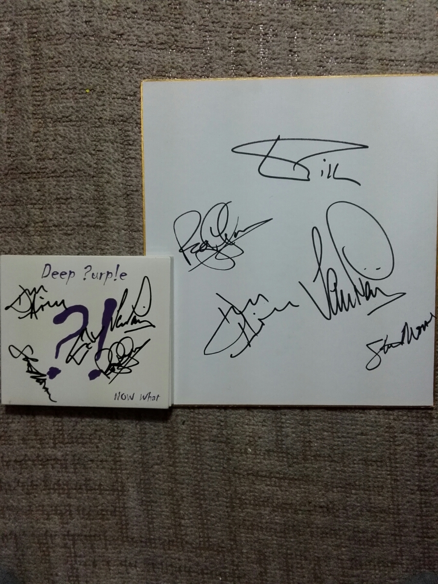 Deep Purple Purple Chronicle サイン入り Purple Deep Yahoo!オークション Chronicle サイン入り ディープ