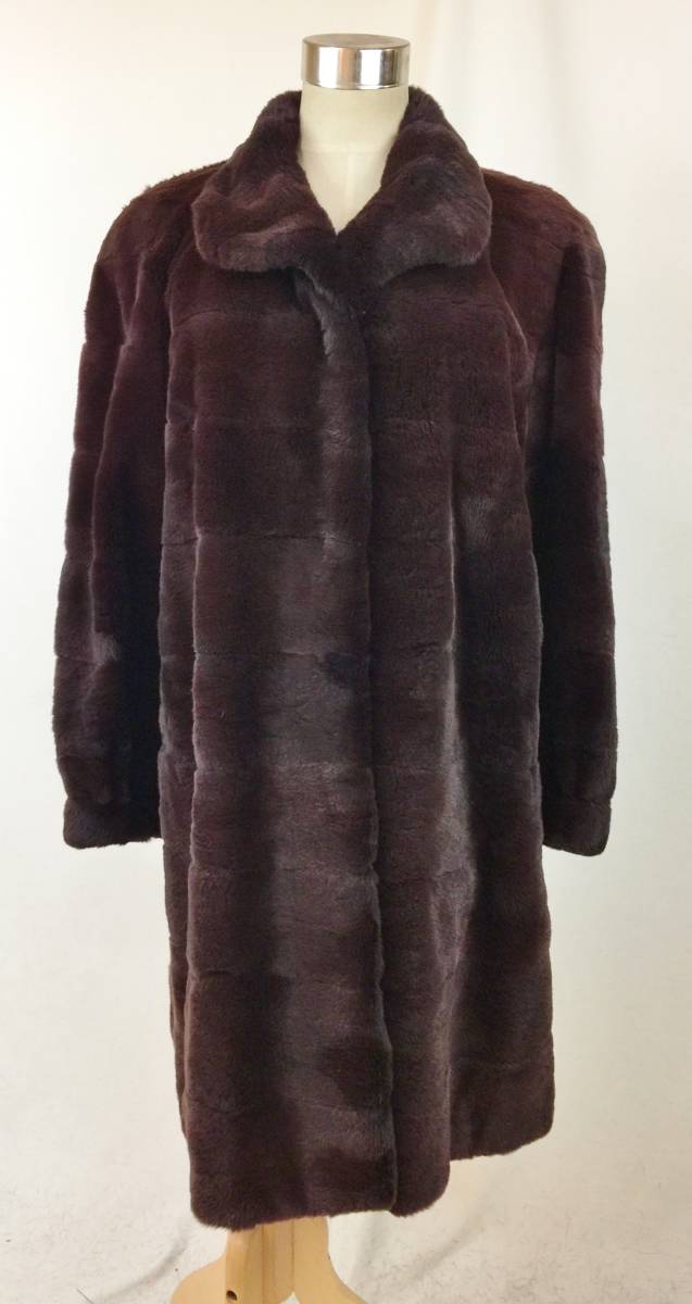 全国無料，限定セール シェアードウィーゼル セミロングコート 横使い MOONBAT(ミンク)｜売買されたオークション情報、yahooの商品情報をアーカイブ公開 - オークファン ミンク