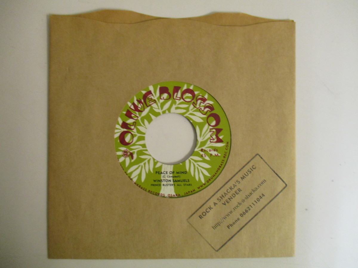 Peace Of Mind / Winston Samuels 再発 Peace ⁄ Mind Of Winston Samuels - SAMUELS WINSTON 再発 OF : MIND