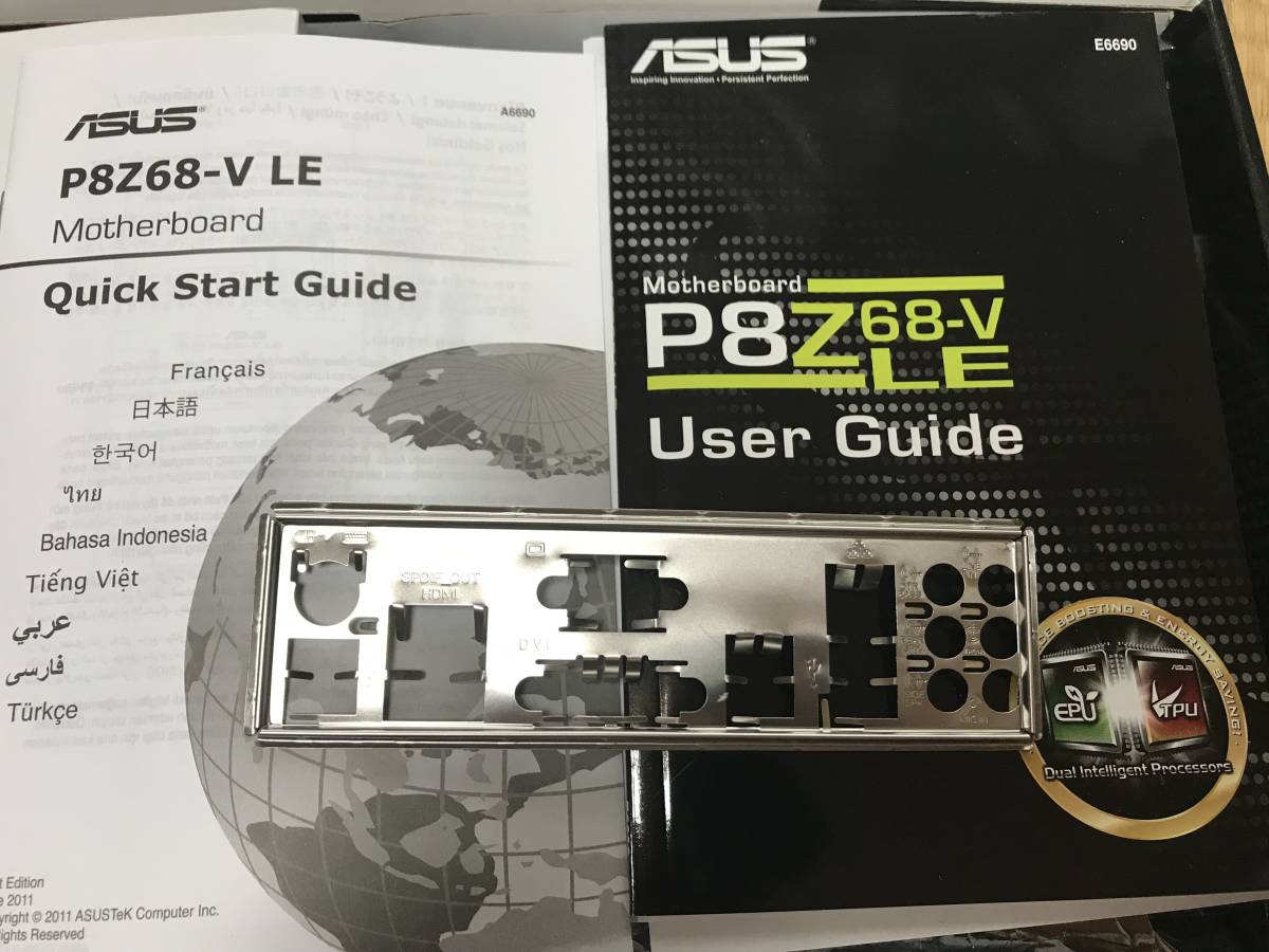ASUS マザーボード　Z68　P8Z68-V　LE　OC　オーバークロック　LGA1155_3