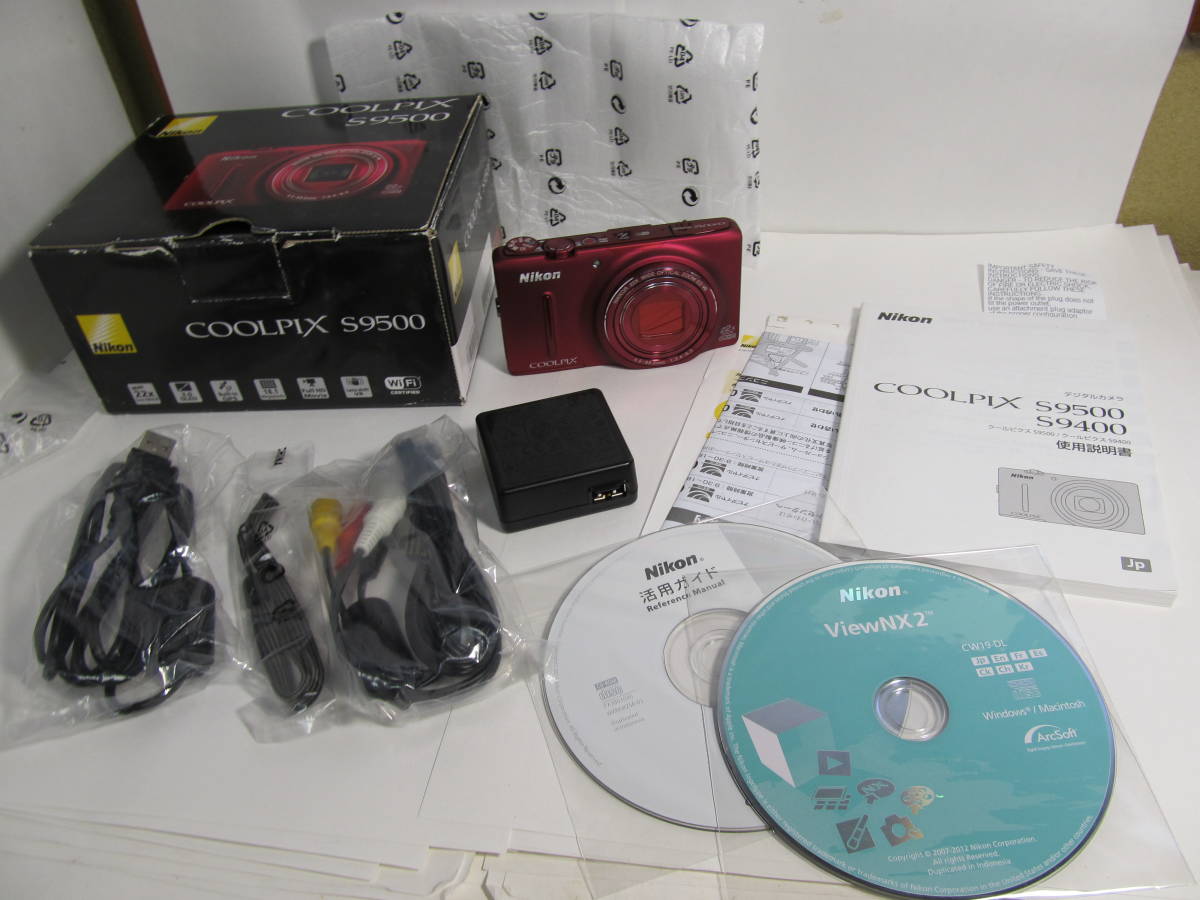 ニコン COOLPIX S9500　デジタルカメラ 8GB付き　美品