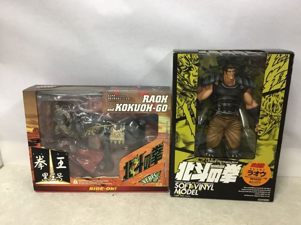 人気，新作 海洋堂 北斗の拳 40cmソフビ フィギュア ラオウ アクションフィギュア ラオウ/黒王号(フィギュア)｜売買されたオークション情報、yahooの商品情報をアーカイブ公開 - オークファン その他