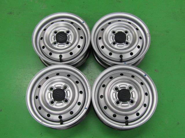 スズキ/マツダ DA64V/DG64V エブリィ/スクラム 純正12インチスチールホイール4本set