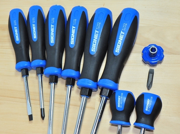 ★SIGNET シグネット 貫通ドライバー ミニスタビー 9本 セット★♪