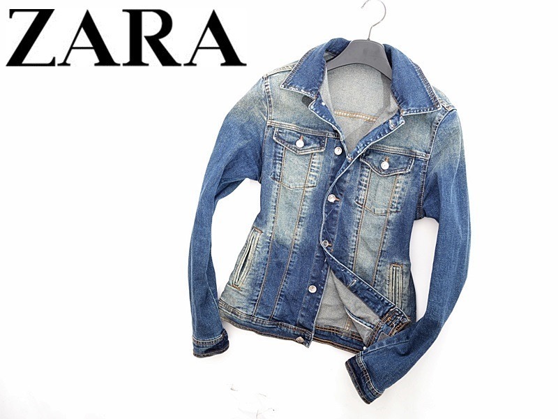 A130 ☆良品 ZARA ザラ デニム ジャケット Gジャン ザラ ブランド別 