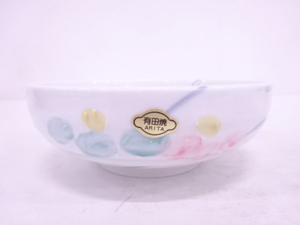 宗sou 作家物 有田焼 イッチン水芭蕉多用鉢5客揃