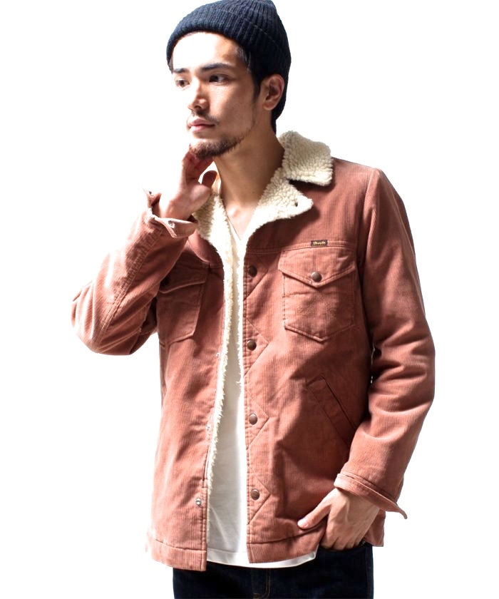 別注【Wrangler × NANO UNIVERSE】ラングラー ナノユニバース コラボ コーデュロイ ランチ コート ボア ジャケット L