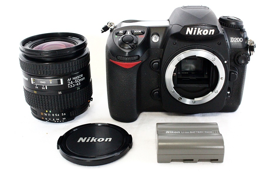 Nikon D200 本体 AF NIKKOR 24-50mm 東京)Nikon ニコン D200 + AF NIKKOR 24-50mm F3.3-4.5 名 【公式通販】