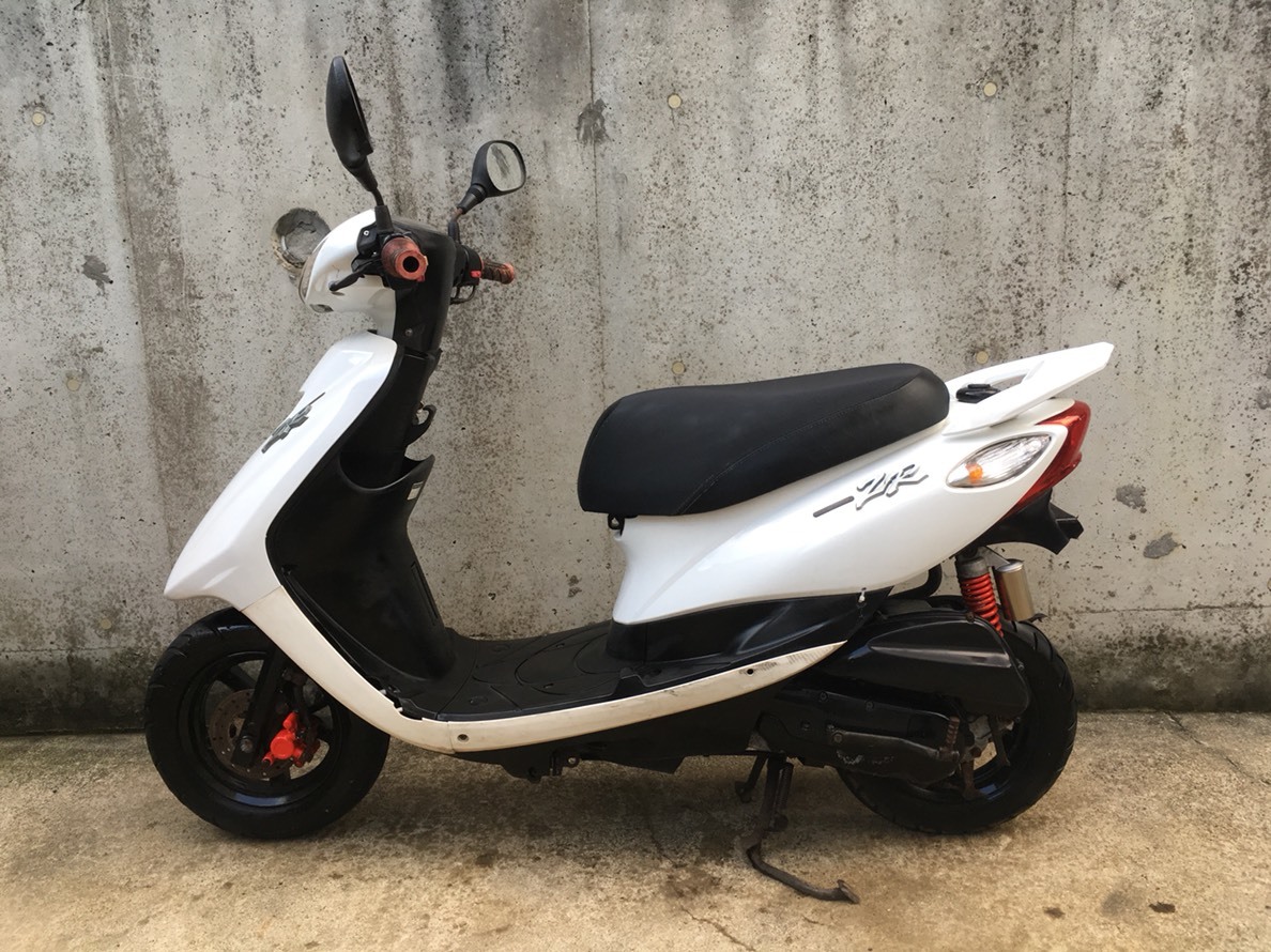☆ YAMAHA JOG ZR EVO SA39J 白 4サイクル ディスクブレーキ
