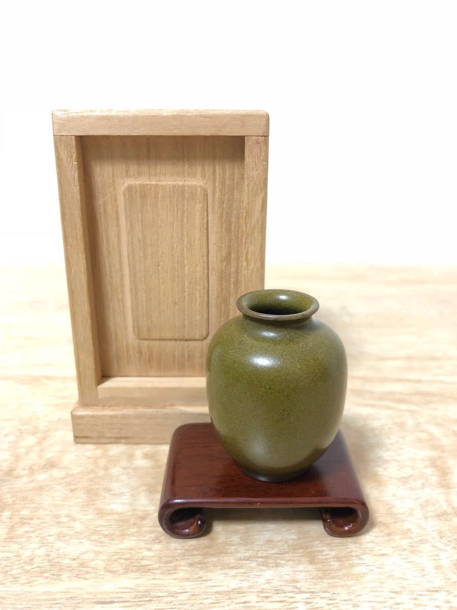 セール，大得価 中国古董古玩 乾隆年製 銘 清朝時代 茶葉末釉 蕎麦釉 小壷 箱 唐木台付 煎茶器 在銘 時代 唐物 古渡 珍品 品 旧家蔵出(明)｜売買されたオークション情報、yahooの商品情報をアーカイブ公開 - 明