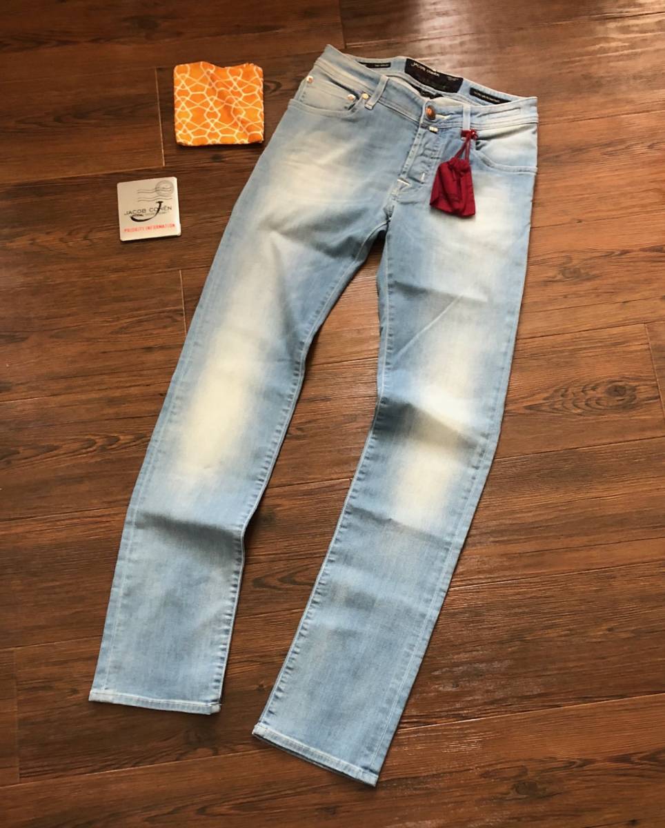 定価54，000円 新品 ☆ JACOB COHEN アイス ウォッシュ ストレッチ 